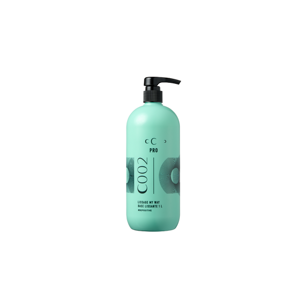 CUBA CHANCE LISSAGE MY WAY BASE N°2 professional hair smoothing treatment with tanin for thick and resistant hair, 1L bottle