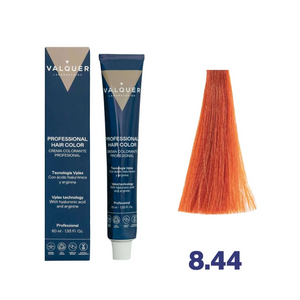 VALQUER COLORATION 8.44 Blond Clair Cuivré Intense hair dye 60 ml bottle