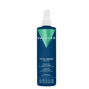 Valquer Pure Kératine Total Repair 300ml hair treatment bottle with keratin and pro-vitamin B5 for damaged hair