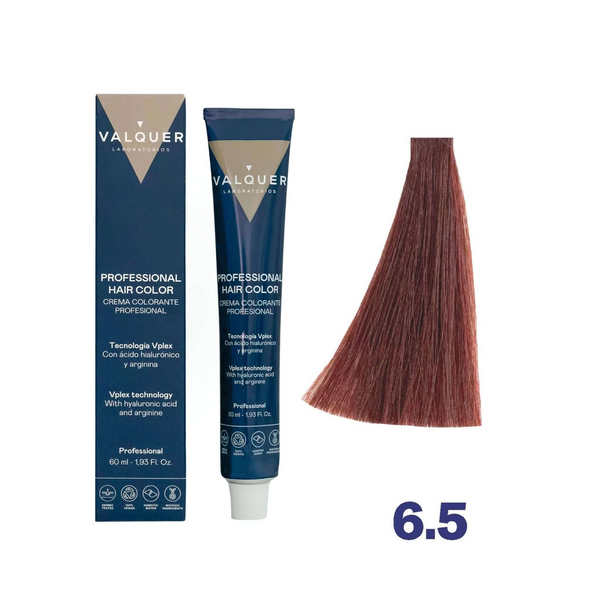 VALQUER COLORATION 6.5 Blond Acajou Foncé hair dye 60 ml tube
