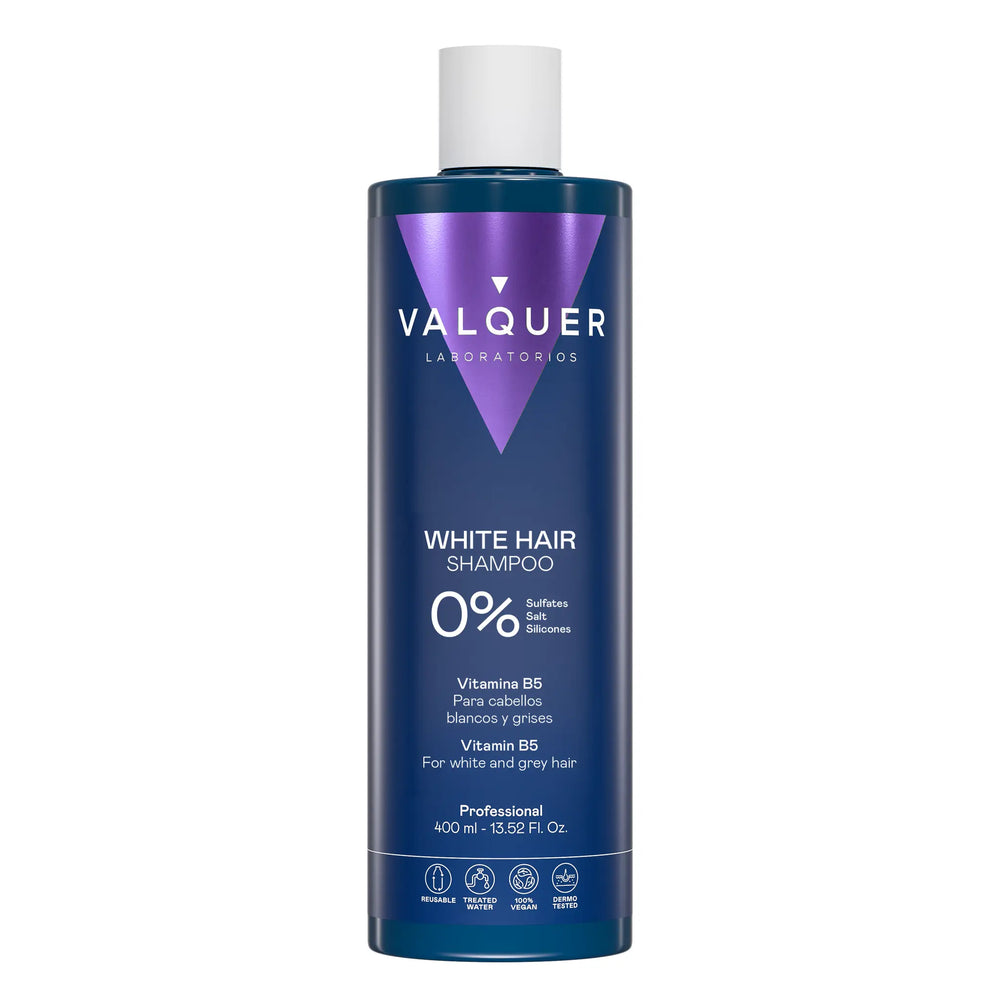 Shampoing pour Cheveux Blancs et Gris Valquer 400 ml