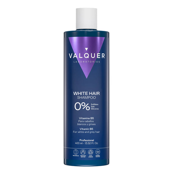 Shampoing pour Cheveux Blancs et Gris Valquer 400 ml