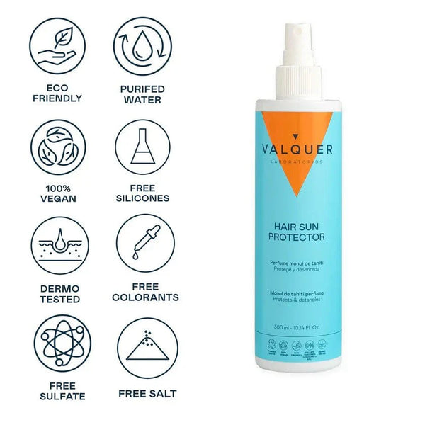 PROTECTEUR solaire capillaire - crème Valquer 300ML Monoi