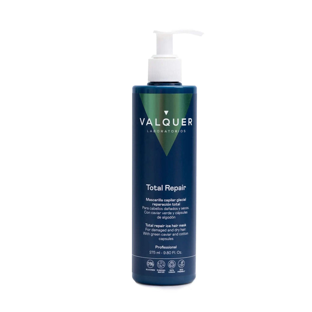 VALQUER MASQUE ICE TOTAL REPAIR 275ML for damaged hair repair and strengthening.