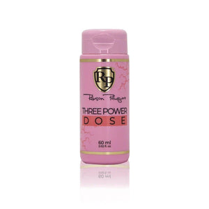 Robson Peluquero Three Power Dose 60ml hair treatment bottle in pink for nutrition, hydration, and repair