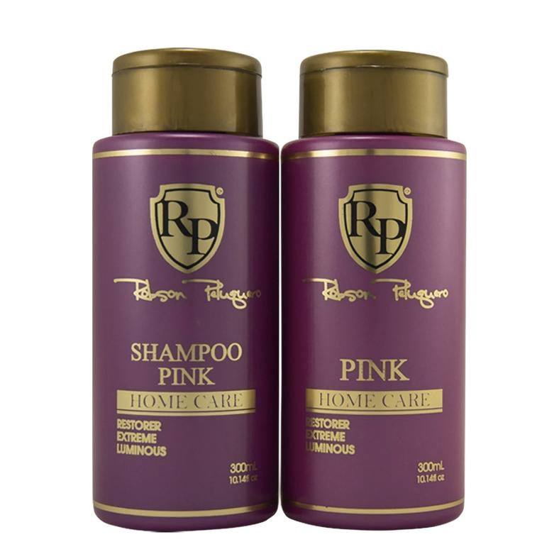 ROBSON PELUQUERO KIT ROSA CUIDADO DEL HOGAR CHAMPÚ 300ML Y MASCARILLA 300ML