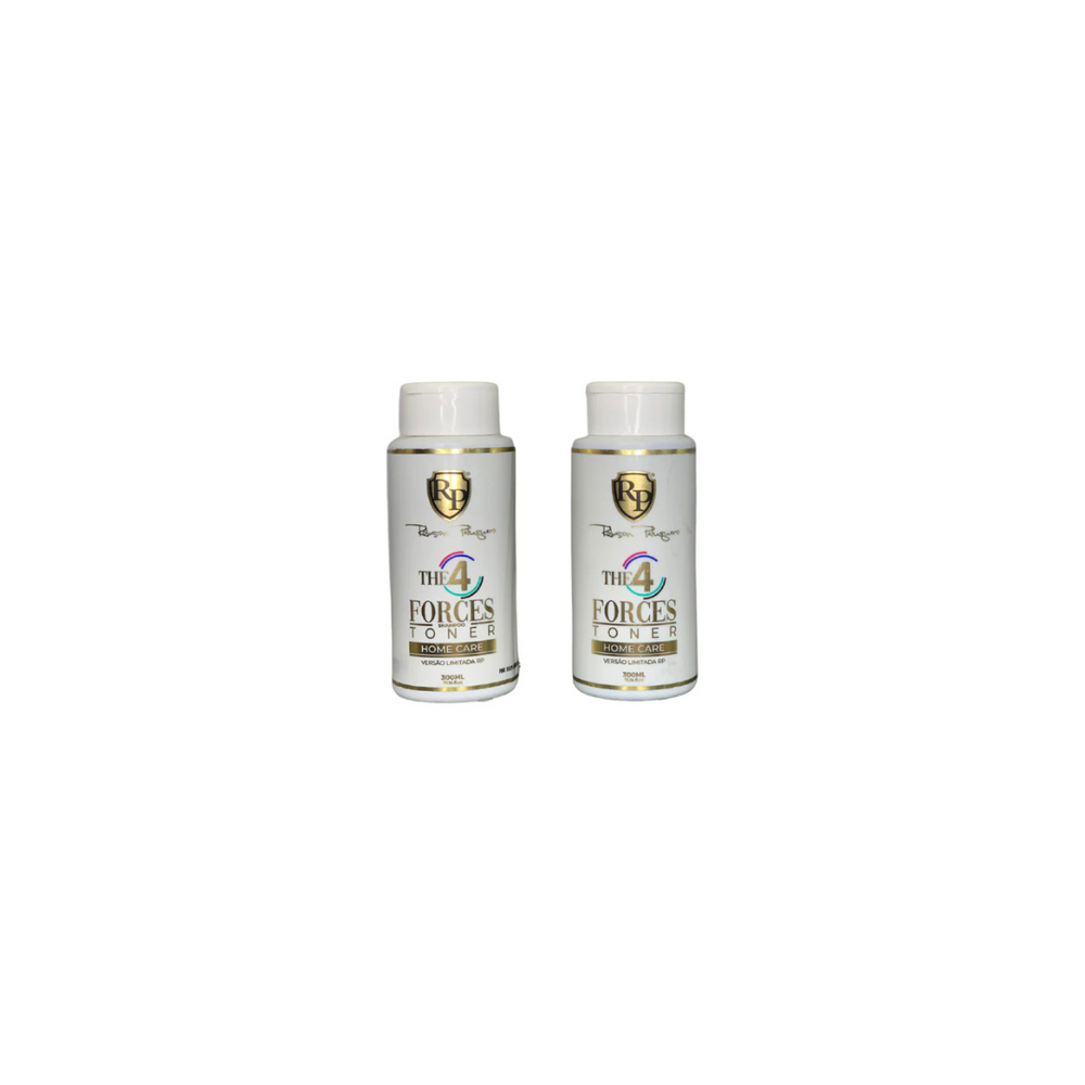 ROBSON PELUQUERO KIT LE 4 FORZE TONER PER LA CURA DELLA CASA SHAMPOO 300ML E MASCHERA 300ML