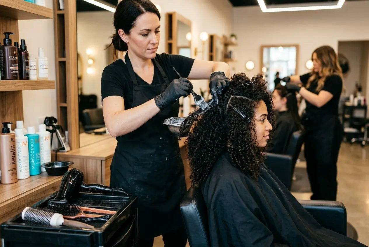 Comment faire un lissage sur cheveux bouclés sans les abîmer