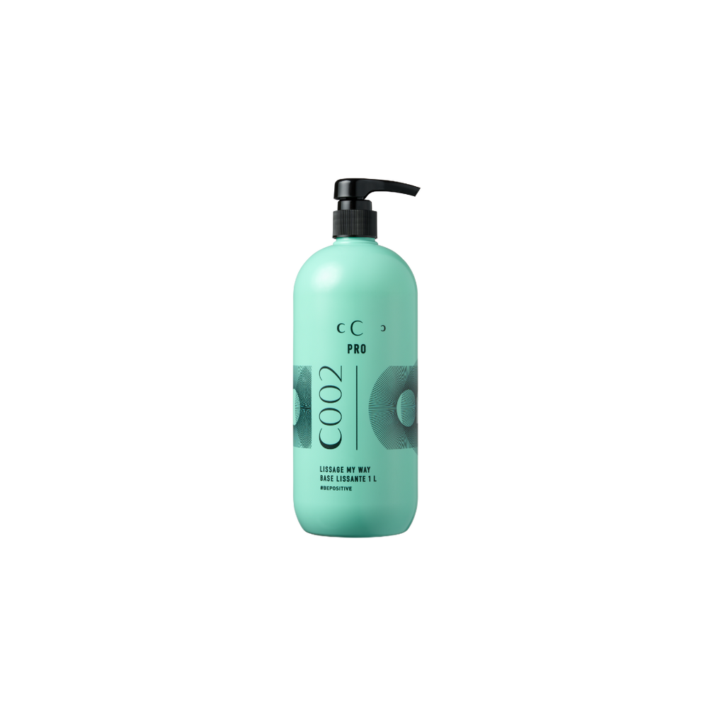 CUBA CHANCE LISSAGE MY WAY BASE N°2 professional hair smoothing treatment with tanin for thick and resistant hair, 1L bottle