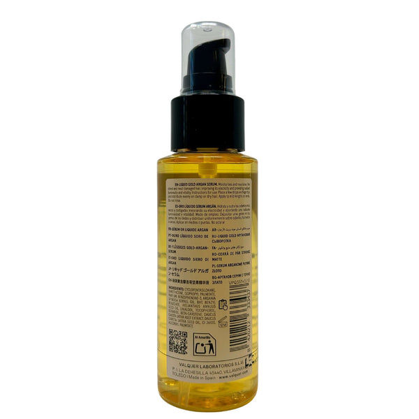 SERUM VALQUER HUILE D'ARGAN ET OR LIQUIDE - 100 ML