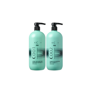 CUBA CHANCE LISSAGE professional hair smoothing kit with gloss enhancing shampoo and smoothing base for color protection and frizz reduction