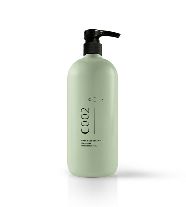 CUBA CHANCE SOIN RÉGÉNÉRANTE C002 professional hair care deep hydrating and revitalizing base in 1L pump bottle