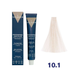 VALQUER COLORATION 10.1 Blond Platine Cendré hair dye 60 ml bottle