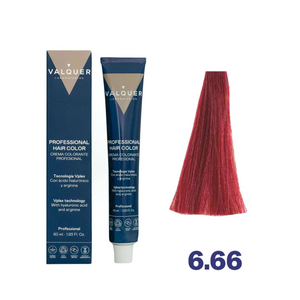 VALQUER COLORATION 6.66 Blond Foncé Rougeâtre Intense hair dye 60 ml bottle