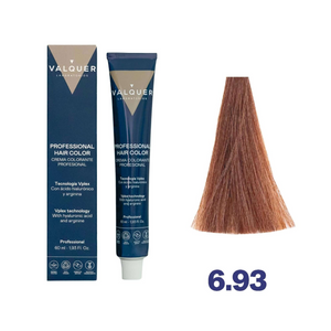 VALQUER COLORATION 6.93 Chocolat Doré hair dye 60 ml bottle