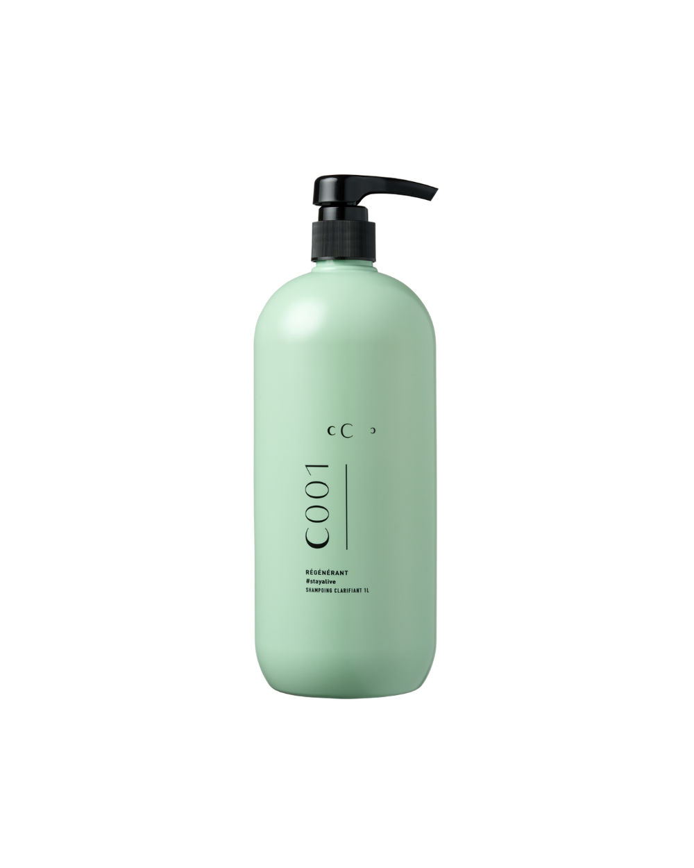 CUBA CHANCE SOIN regenerating clarifying shampoo C001 in 1L pump bottle for professional deep hair cleansing and preparation