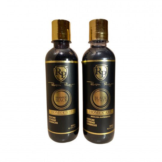 ROBSON PELUQUERO KIT HOME CARE SILVER BLACK SHAMPOING 300ML & Masque