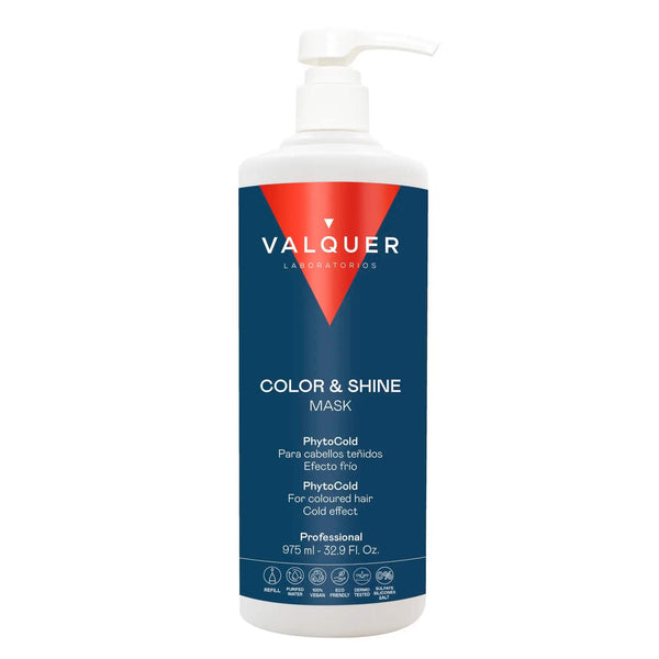 VALQUER Masque Ice Hair Cheveux Coloré 1000 ml with cooling effect for vibrant colored hair.