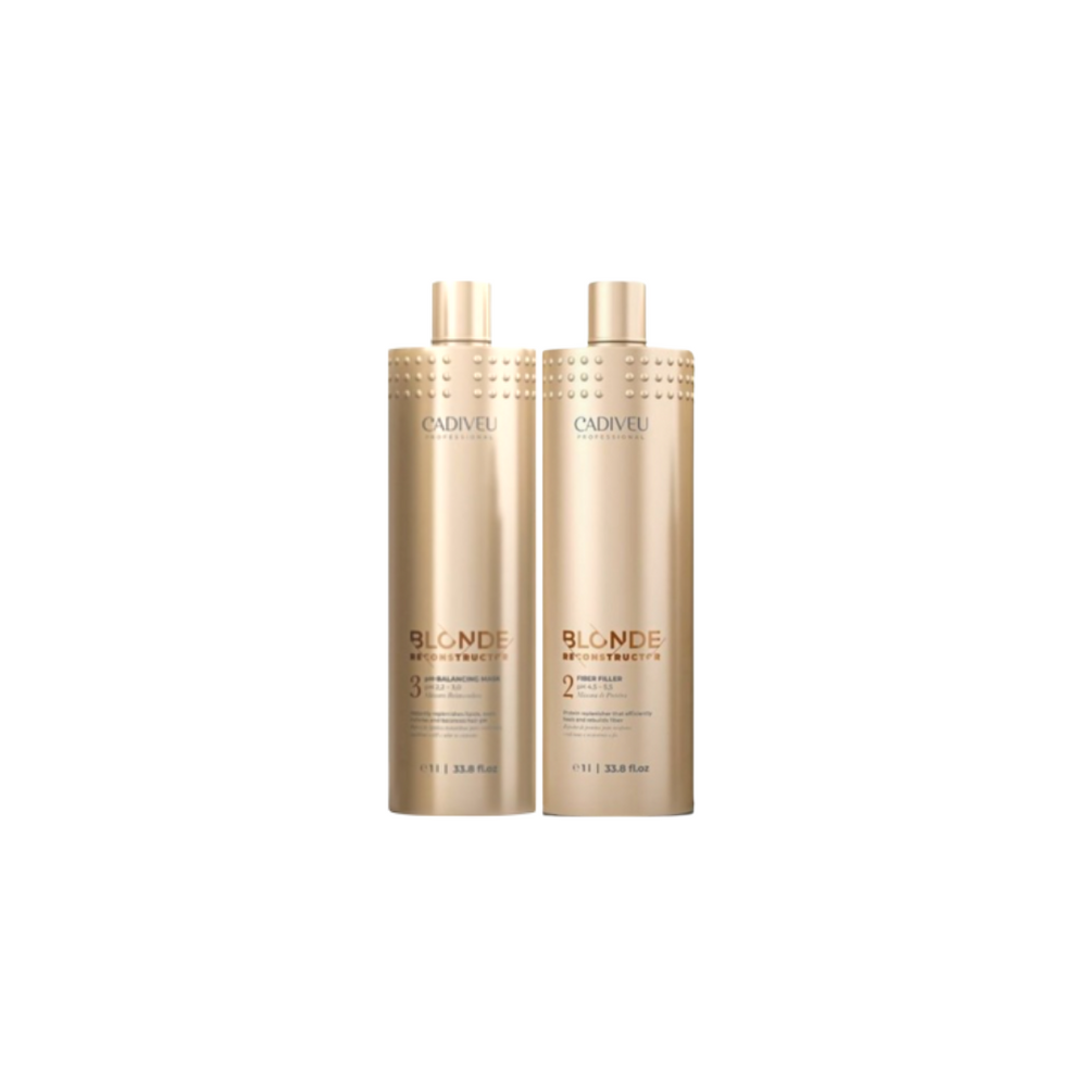 CADIVEU KIT BLONDE RECONSTRUCTOR MASQUE for Hair Care 2x1L