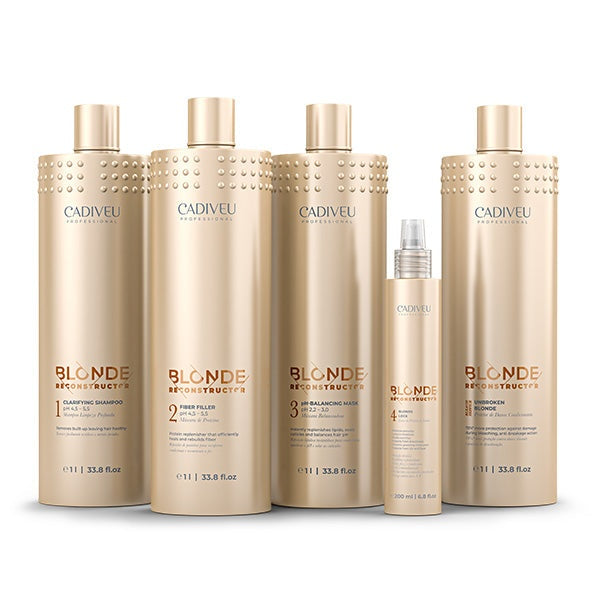 CADIVEU KIT PROFESIONAL RECONSTRUCTOR CABELLO RUBIO 1L