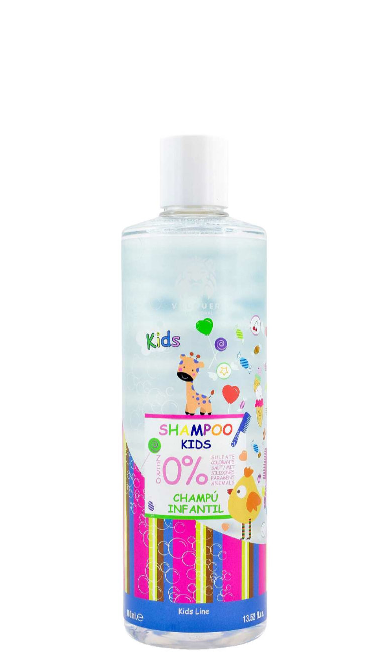 VALQUER SHAMPOING ENFANT 0% 400Ml for kids, gentle formula without harmful agents, 400ml.