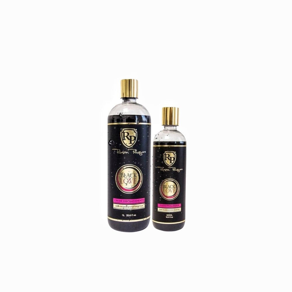 ROBSON PELUQUERO BLACK LOVE LISSAGE KIT 1 X 1L 1 X 500ML